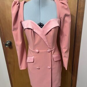 Pink Puff Sleeve Interview Lavish Alice Dress